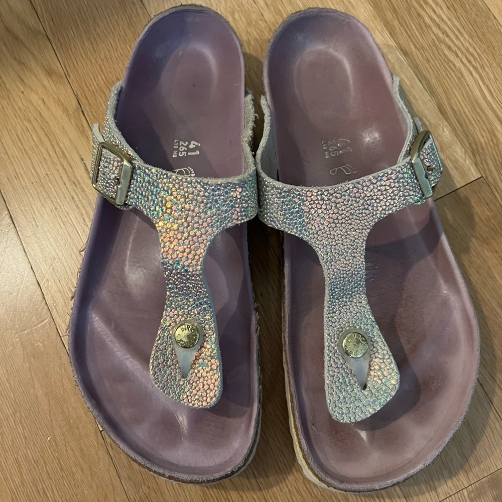 Iridescent Birkenstocks 41